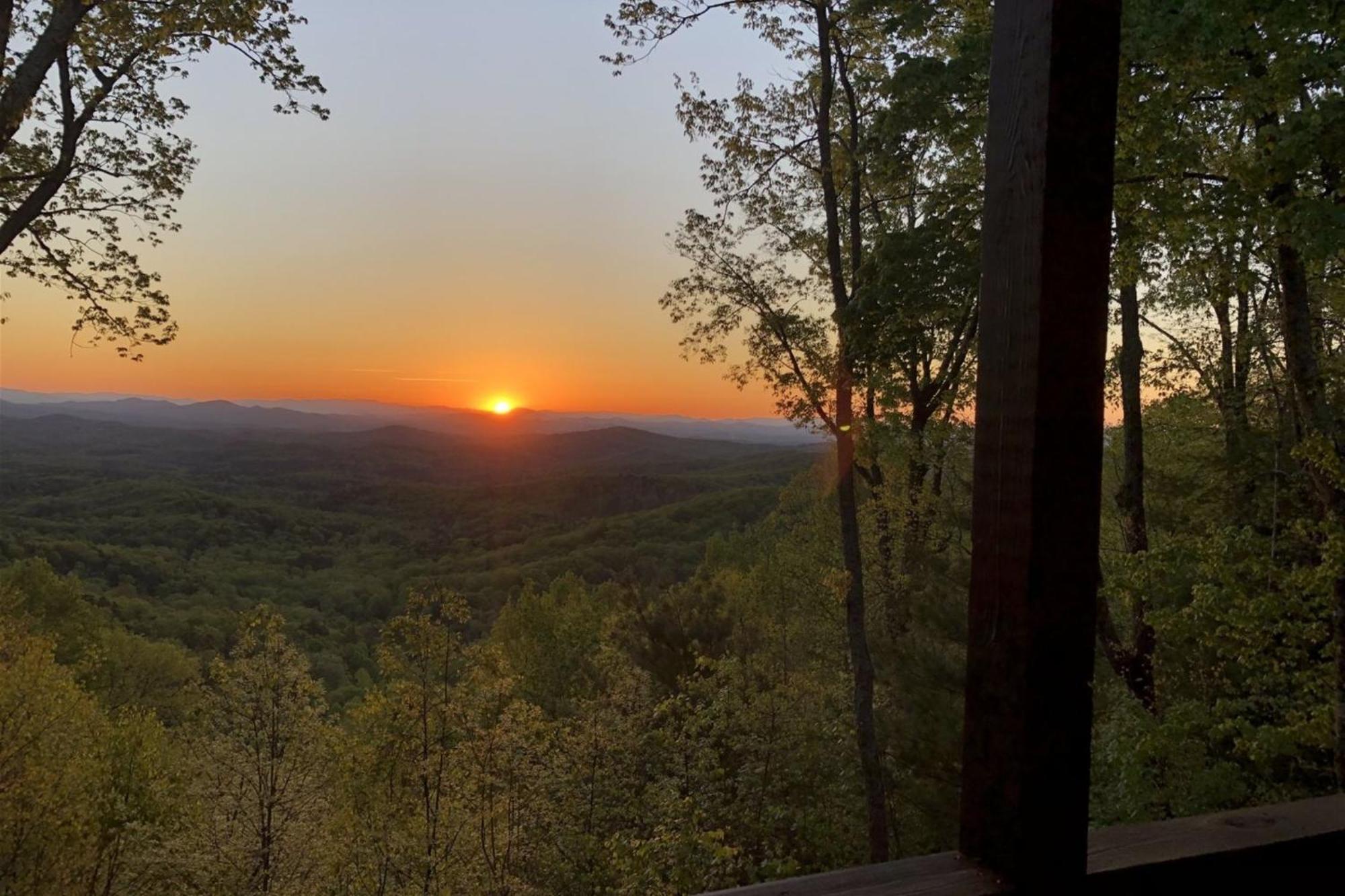 Appalachian Sunrise Amazing Views Close To Blue Ridge Hike From The Cabin Eksteriør billede
