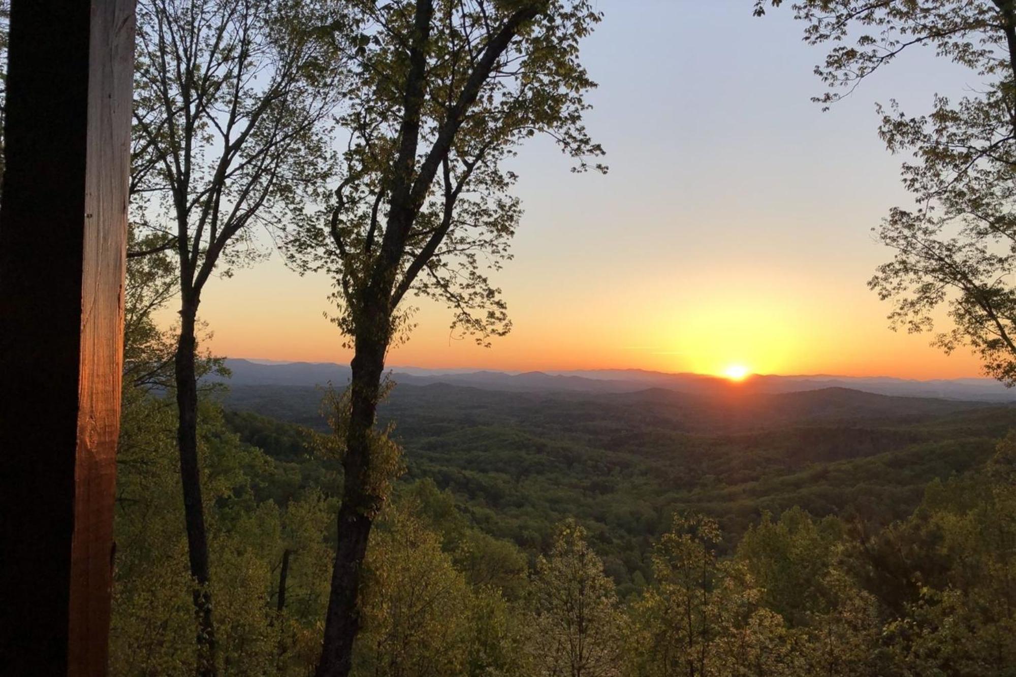 Appalachian Sunrise Amazing Views Close To Blue Ridge Hike From The Cabin Eksteriør billede